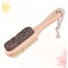 FOYTOKI 2Pcs Foot Scraping Plate Portable Pumice Stone and Brush for Foot Care Man and Woman Pedicure Tool for Hard Skin Removal and Dead Skin Care view 2