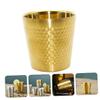 BATHVEVE 1Pc Stainless Steel Shaving Bowl Durable Soap Foaming Bowl for Men Compact Design for Daily Use Barber Shaving Tool Elegant and Resistant view 4