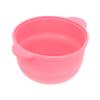 LIFKOME Hair Removal Wax Melting Container Premium Silicone Non Stick Pot with Handle Wax Heater Bowl for Home and Salon Waxing Pink Color view 1