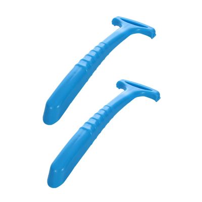 BATHVEVE 2Pcs Pedicure Trimmer Foot File Professional Exfoliating Tool for Dead Skin Removal Durable Surface for Smooth Feet for Home Salon Use