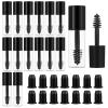 Wanmu 14 Pcs Empty Mascara Tubes with Wand, 3ml Mini Eyelash Growth packing Tube Container Cream Bottles with Brush Rubber Inserts for Castor Oil, Home and Travel (Black) view 1