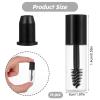 Wanmu 14 Pcs Empty Mascara Tubes with Wand, 3ml Mini Eyelash Growth packing Tube Container Cream Bottles with Brush Rubber Inserts for Castor Oil, Home and Travel (Black) view 2