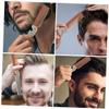 Beaupretty 2pcs Folding Beard Comb Men's Portable Stainless Steel Fine Tooth Grooming Tool Bottle Opener for Beard Styling view 3