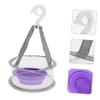 CALLARON 1Set Makeup Brush Cleaning Bowl and Drying Rack Efficient Tool for Sponge and Brush Cleaning Stylish Versatile Design for Easy Storage view 3