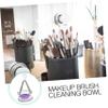 CALLARON 1Set Makeup Brush Cleaning Bowl and Drying Rack Efficient Tool for Sponge and Brush Cleaning Stylish Versatile Design for Easy Storage view 4
