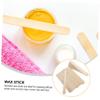 HAKIDZEL Wooden Sticks for Body Hair Removal Smooth Applicators for Waxing Lightweight Portable Hair Removal Tools for Skin and Eyebrow Care view 2