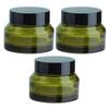 DEARMAMY 3pcs 50g Refillable Cream Jar Screw Lid for Travel Wide Mouth Empty Cream Containers Lids Suitable for Cosmetics view 1