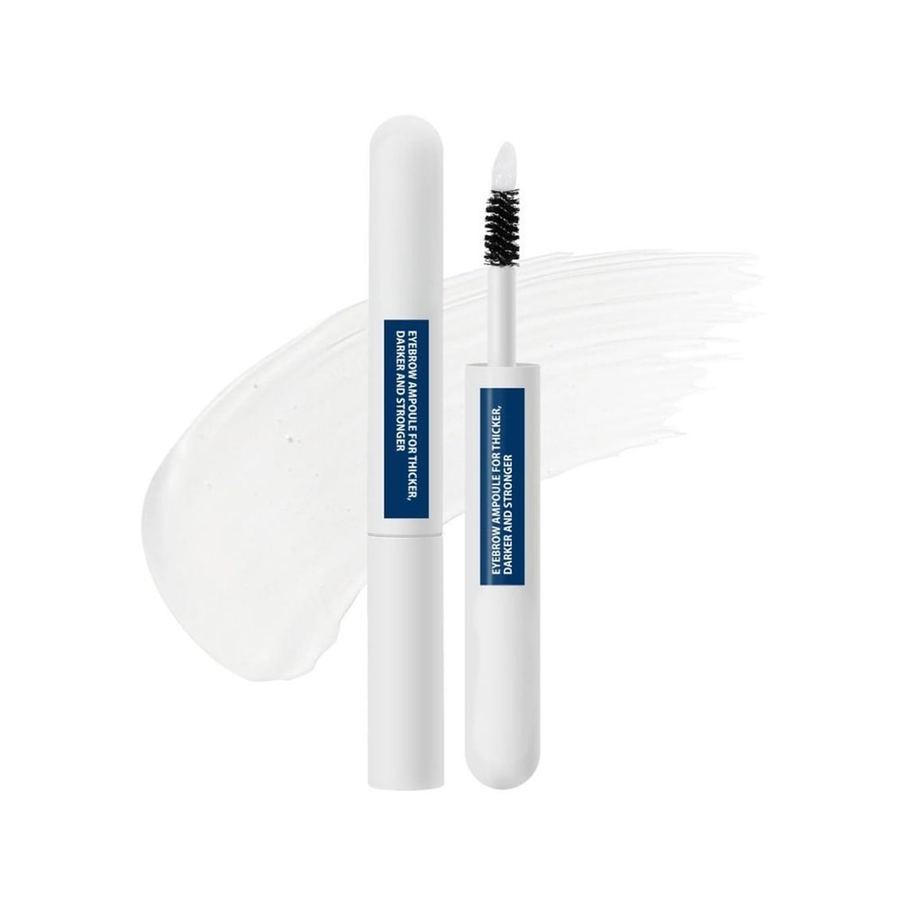 FEESHOW Eyebrow Serum 3.5ML Natural Brow Enhancer for Fuller Thicker Looking Brows Women Girls Nourishing Lightweight Formula White One Size