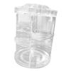 minkissy Rotating Makeup Organizer Clear Cosmetic Rack with Layers Easy Installation for Jewelry and Toiletries Storage for Vanity and Desktop Use view 1