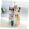 minkissy Rotating Makeup Organizer Clear Cosmetic Rack with Layers Easy Installation for Jewelry and Toiletries Storage for Vanity and Desktop Use view 2