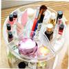 minkissy Rotating Makeup Organizer Clear Cosmetic Rack with Layers Easy Installation for Jewelry and Toiletries Storage for Vanity and Desktop Use view 3
