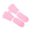 DECORNIJIA 2pairs Dry Cracked Hands Foot Treatment Spa Moisturizing Gloves Socks Women's Moisturizing Gloves Men's Gel view 1