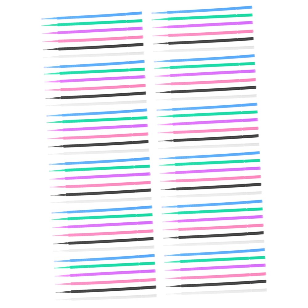 SOESFOUFU Eyelash Makeup Brush Tool 600Pcs Small Eyelash Cleaning Cotton Swabs for Lash Grafting and Makeup Removal for Personal Use
