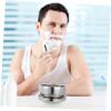 Healeved 1Pc Stainless Steel Shaving Bowl for Men Practical Foaming Container with Capacity Safe Rounded Edges for Home Shaving Experience view 4