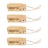 Beaupretty 4Pcs Hand Nail Brush Portable Nail Scrubbing Brush for Fingernail Toenail Cleaning Gentle Skin Comfortable Grip Compact Design for Go Manicure Care view 1