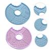 HAKIDZEL Silicone Makeup Brush Cleaning Pad 2pcs Non-slip Cosmetic Brush Cleaner Mat for Effortless Cleaning for Beauty Enthusiasts and Professional Makeup Artists view 4