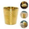 CALLARON 1Pc Stainless Steel Shaving Bowl Simple Shaving Bowl for Lathering Soap Daily Use for Men Elegant Durable Design view 3