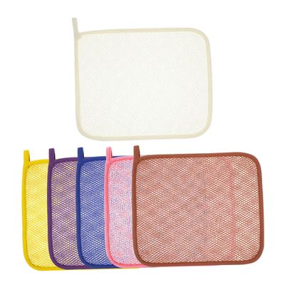 Anneome 6Pcs Double Exfoliating Bath Scrubber Net Lightweight Body Exfoliator for Shower Gentle Dead Skin Removal Portable Mesh Towel for Home Use