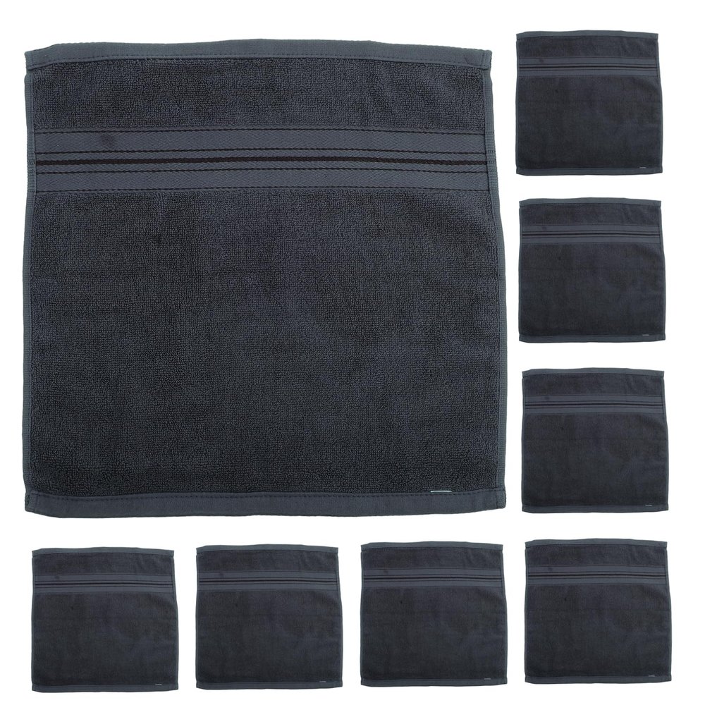 Cabilock 12pcs Extra Soft Cotton Face Towels Set Highly Absorbent Washcloths for Bath Gym and Salon Premium Cotton Material Quick Dry for Daily Use