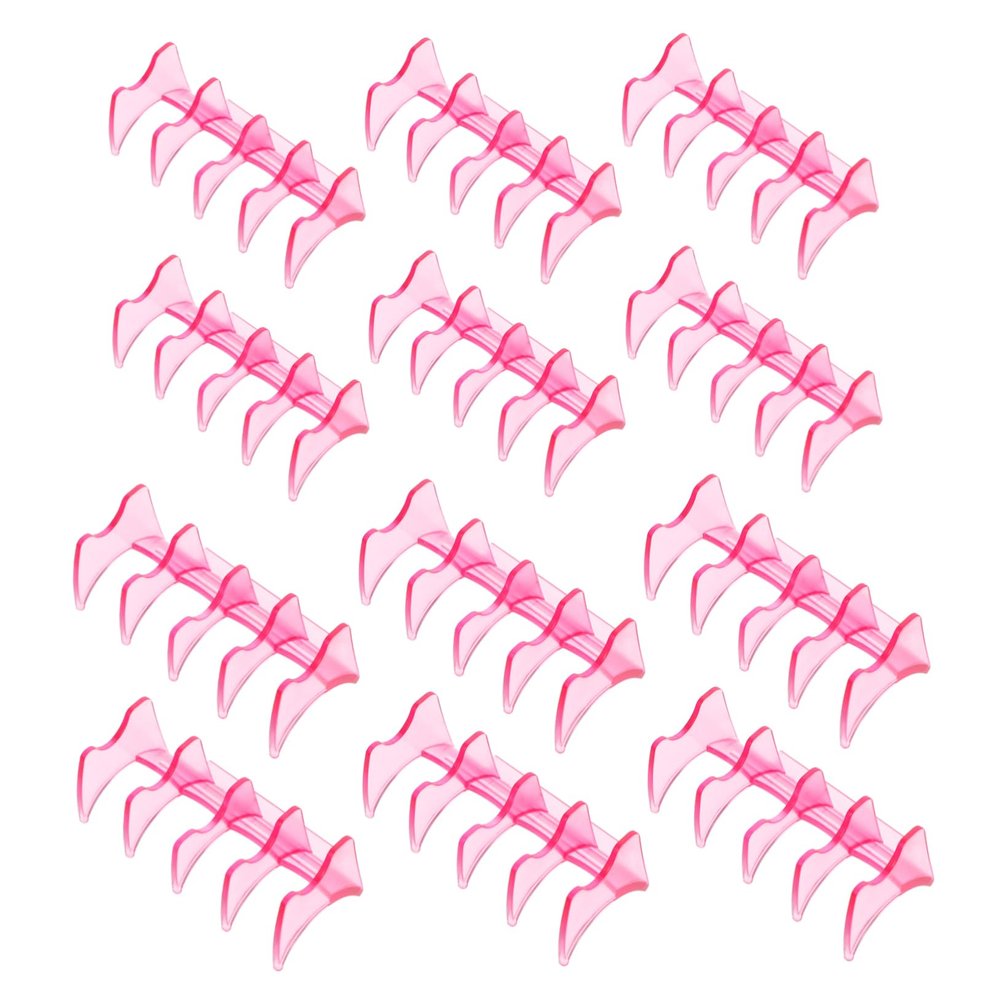 BATHVEVE 30Pcs Perm Curling Insulation Clips Heat Resistant Support Bars for Hair Styling Perming Curling for Salon DIY Use Safe Convenient Hair Tools