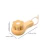 Healeved Facial Exfoliator Brush Wooden Handle Face Scrubber for Deep Cleansing Blackhead Removal view 2