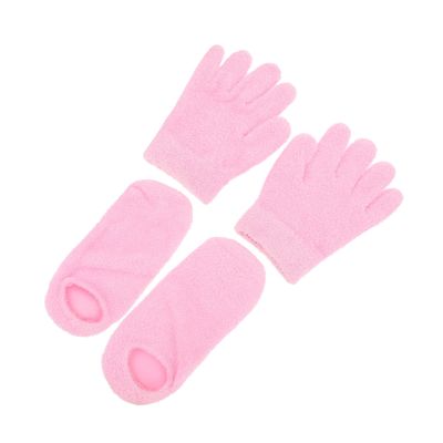 Beaupretty 2pairs Moisturizing Spa Gloves Socks Set Dry Hand Foot Care Women's Comfortable Sleep Gloves