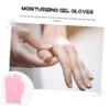 Beaupretty 2pairs Moisturizing Spa Gloves Socks Set Dry Hand Foot Care Women's Comfortable Sleep Gloves view 4
