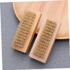 CALLARON 4Pcs Wooden Manicure Brush Double Sided Nail Art Tool for Cuticle Cleaning Nail Care Fine Bristles for Gentle Use for Home view 2