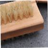 CALLARON 4Pcs Wooden Manicure Brush Double Sided Nail Art Tool for Cuticle Cleaning Nail Care Fine Bristles for Gentle Use for Home view 4