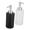 SAFIGLE 350ml Glass Pump Dispenser Bottles for Shampoo and Conditioner 2 Pack Refillable Liquid Soap Dispenser for Bathroom and Kitchen Use view 1
