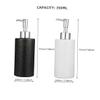 SAFIGLE 350ml Glass Pump Dispenser Bottles for Shampoo and Conditioner 2 Pack Refillable Liquid Soap Dispenser for Bathroom and Kitchen Use view 2