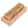 CALLARON Wooden Pig Bristle Nail Brush for Cleaning and Dusting  Natural Color Manicure Tool for Professionals and Home Use view 1