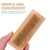 CALLARON Wooden Pig Bristle Nail Brush for Cleaning and Dusting  Natural Color Manicure Tool for Professionals and Home Use view 3
