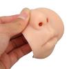 Silicone Nose & Mouth Model Set for Piercing Practice, Realistic Ear, Teaching Tool, Light Skin Tone, Reusable, No Mannequin Needed (Medium Skin Color) view 2