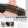 Passion Twist Hair 16 Inch 8 Packs Water Wave Crochet Hair Bohemian Braiding Hair Pre Looped Crochet Braids Hair Extensions For Black Women T/27# view 4