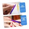 Glass Nail Files Purple Blue 2pcs for Nails and False Tips view 3
