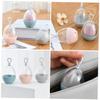 ABOOFAN 6Pcs Makeup Sponge Holders Portable Travel Case for Beauty Eggs with Lanyard Convenient Dustproof Makeup Sponge Container for Home Travel Use view 2