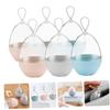 ABOOFAN 6Pcs Makeup Sponge Holders Portable Travel Case for Beauty Eggs with Lanyard Convenient Dustproof Makeup Sponge Container for Home Travel Use view 4