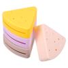 MUCKLILY Triangle Silicone Makeup Sponge Holder 4pcs Powder Puff Organizer Case for Travel Essential Makeup Accessories for Women view 1
