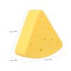 MUCKLILY Triangle Silicone Makeup Sponge Holder 4pcs Powder Puff Organizer Case for Travel Essential Makeup Accessories for Women view 2