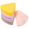 Beaupretty Triangle Silicone Makeup Sponge Holder Case 4-Piece Set for Travel Portable Powder Puff Organizer for Beauty Enthusiasts view 1