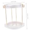 ABOOFAN Rotating Makeup Organizer Bathroom Organizer for Skincare Cosmetics Chic Two Design Easy to Clean Versatile for Vanity Countertop Use view 2