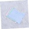 Abaodam 5Pcs Solid Color Face Towels Cotton Saliva Towels Soft Absorbent Square Handkerchiefs Lightweight Quick Drying Random Colors view 4