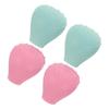 Beaupretty 4Pcs Silicone Makeup Brush Covers Protective Travel Case for Makeup Brushes Durable Organizer with Soft Silicone Material for Women and Brush Protector Holder view 1