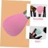 Beaupretty 4Pcs Silicone Makeup Brush Covers Protective Travel Case for Makeup Brushes Durable Organizer with Soft Silicone Material for Women and Brush Protector Holder view 3