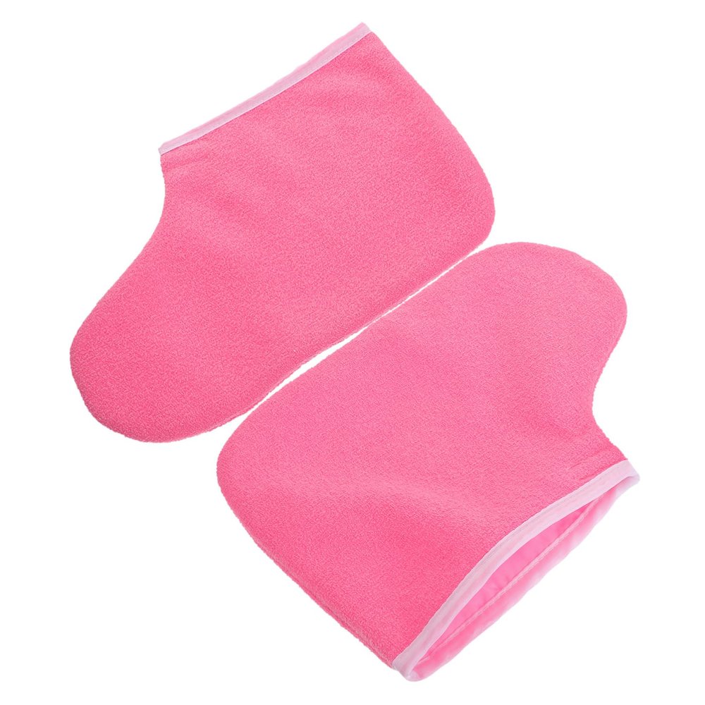 DEARMAMY 1Pair Paraffin Bath Liners Foot Covers for Secure Fit Booties for Relaxation Lightweight Stylish Paraffin Wax Bath Accessories for Pedicure Use