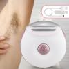 Bikini Trimmer for Women - Rechargeable Electric Shaver for Lady - Dry Wet Waterproof Tool with Detachable Head for Daily Grooming Sensitive Skin Legs Arms Armpit view 3
