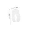 Beaupretty 200Pcs Disposable Eye Care Paper Masks Ergonomic Fit Eye Pads for Spa and DIY Beauty Treatments Deep Moisturization Relief for Tired Eyes view 2