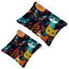 2Pcs Shrapnel Pouch for Purse, Crowds of Cats-1510 Waterproof Makeup Bag, Portable Pouch for Women Gifts view 1