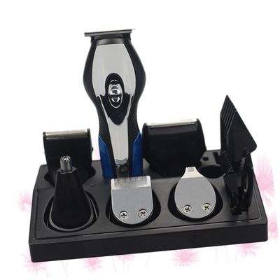 SHERCHPRY 1Pc USB Rechargeable Multi Function Hair Cutting Men Electric Shaver Nose Hair Trimmer and Beard Grooming Kit with Head Compact Design for Travel Black